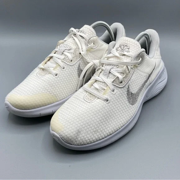 Nike Women's Flex Experience Run 11 Shoes White/Pure Platinum​ - Picture 4 of 4